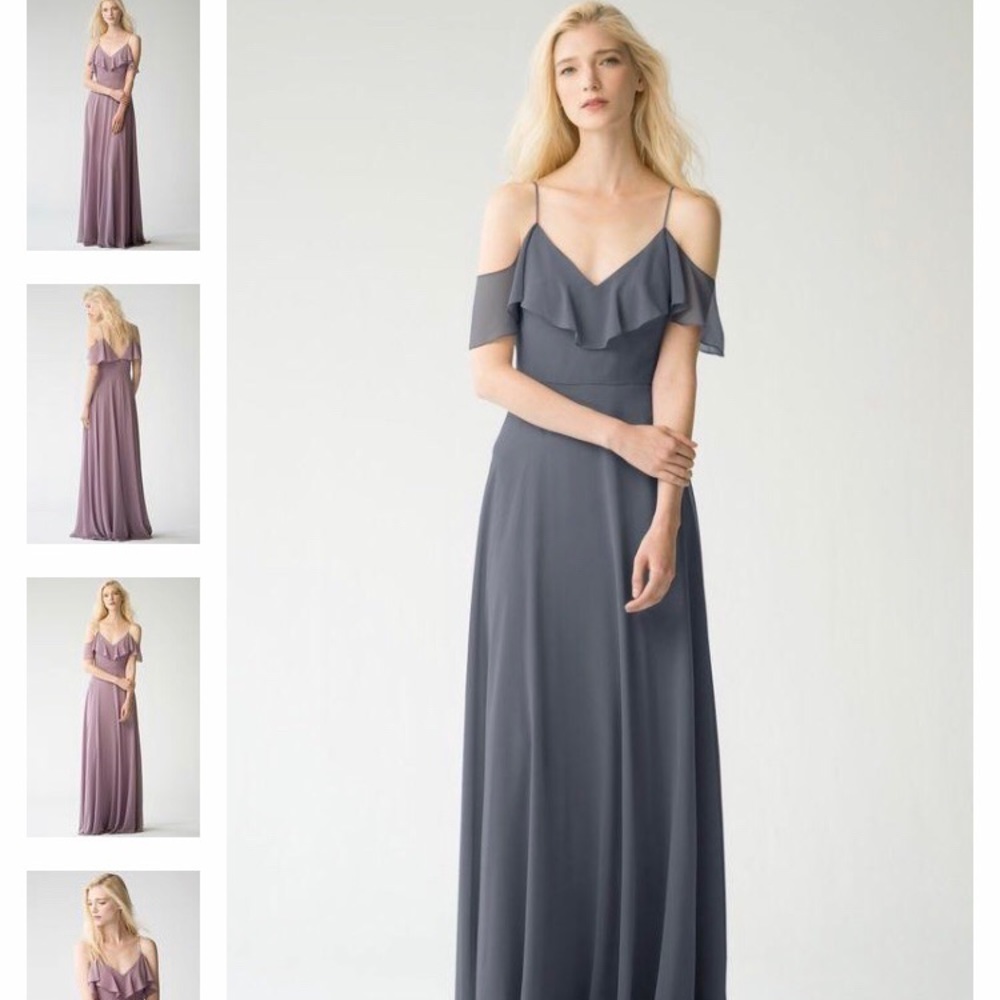 Lightly-worn, Jenny Yoo bridesmaids dress.